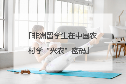 非洲留学生在中国农村学“兴农”密码
