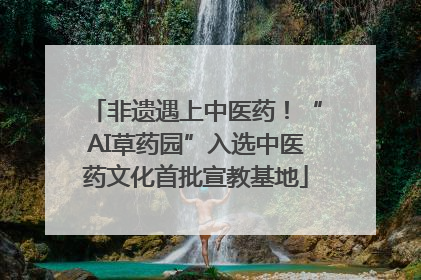 非遗遇上中医药！“AI草药园”入选中医药文化首批宣教基地