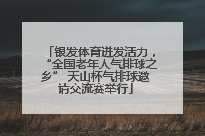 银发体育迸发活力，“全国老年人气排球之乡” 天山杯气排球邀请交流赛举行