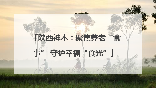 陕西神木：聚焦养老“食事” 守护幸福“食光”