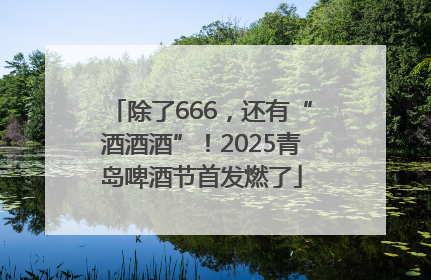 除了666，还有“酒酒酒”！2025青岛啤酒节首发燃了