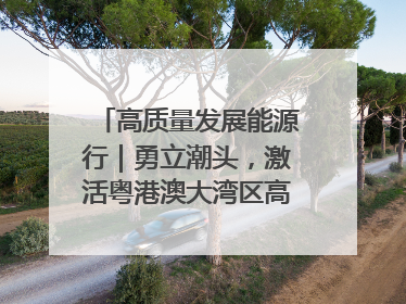 高质量发展能源行｜勇立潮头，激活粤港澳大湾区高质量发展动力源