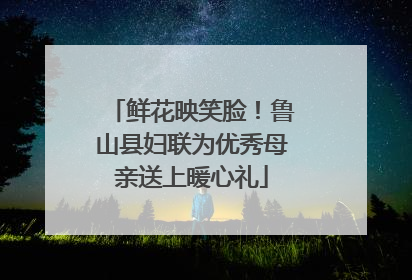 鲜花映笑脸！鲁山县妇联为优秀母亲送上暖心礼