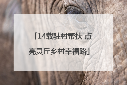 14载驻村帮扶 点亮灵丘乡村幸福路