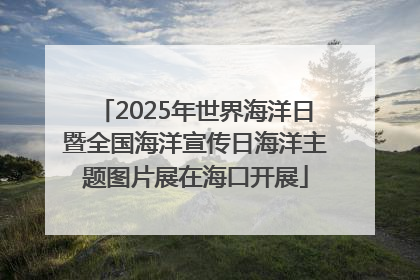 2025年世界海洋日暨全国海洋宣传日海洋主题图片展在海口开展