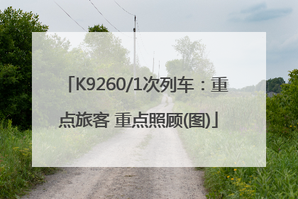 K9260/1次列车：重点旅客 重点照顾(图)