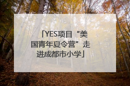 YES项目“美国青年夏令营”走进成都市小学